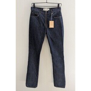 Reformation Brooke High Straight Zip Jeans Women's Size 27 Volta Blue Denim NWT